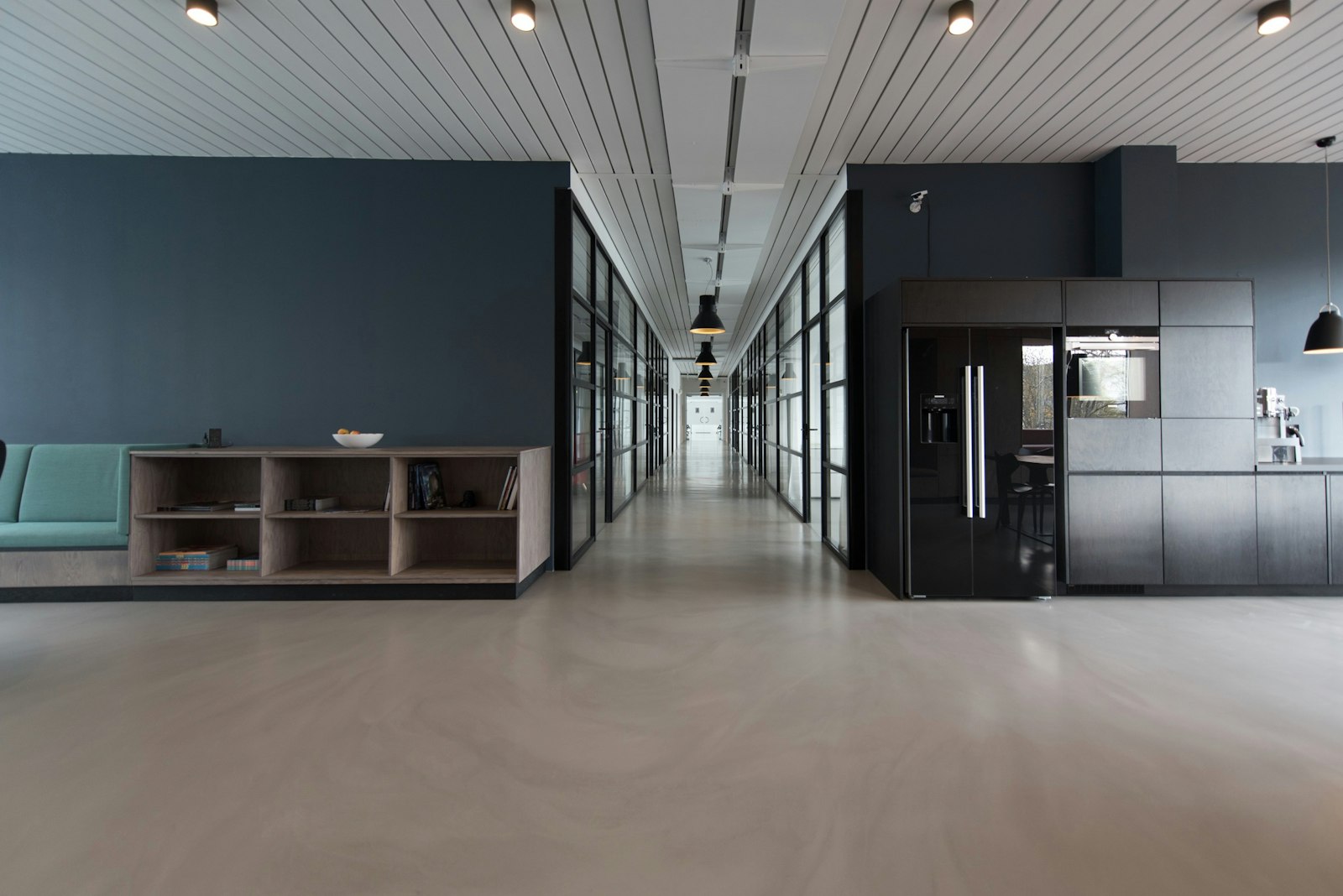 Modern office reception — the kind Propel staffs.